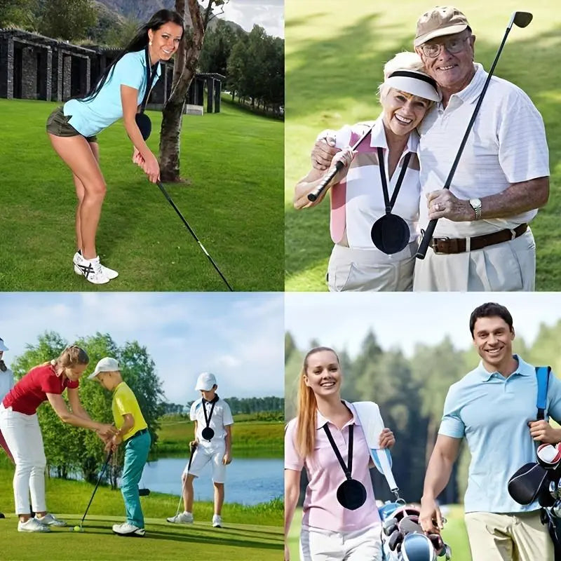 Golf Swing Trainer Ball with Lanyard – Build Better Connection, Tempo & Swing Control