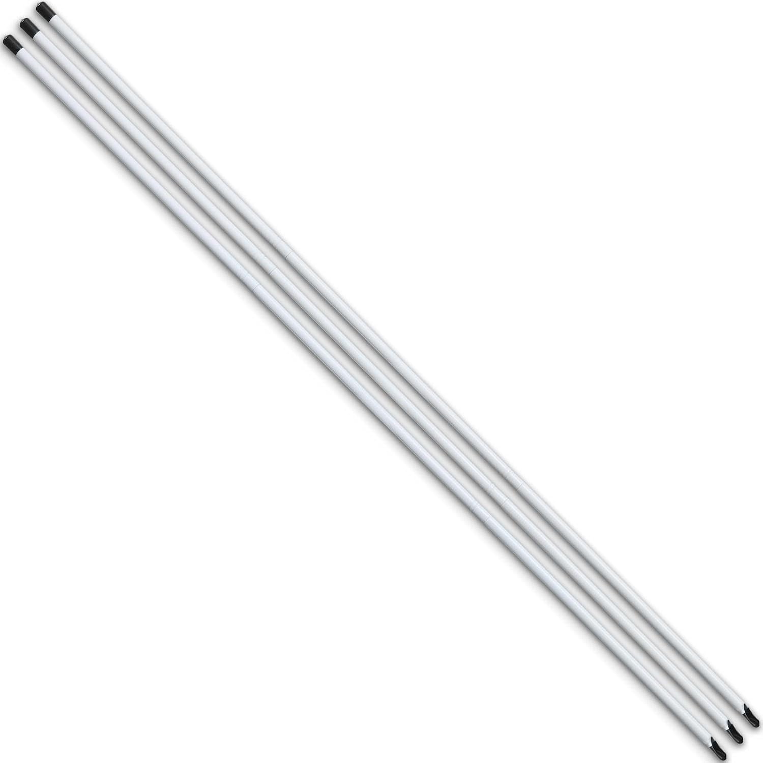 Golf Alignment Sticks, 3 Pack 58”Golf Sticks Alignment Rods, Full Golf Practice Swing Trainer to Align Your Golf Shot