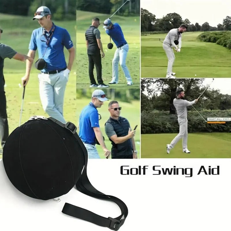 Golf Swing Trainer Ball with Lanyard – Build Better Connection, Tempo & Swing Control
