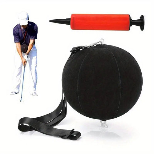 Golf Swing Trainer Ball with Lanyard – Build Better Connection, Tempo & Swing Control
