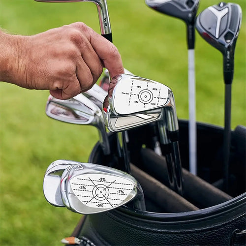 Golf Club Impact Stickers – Sweet Spot Training Aid for Swing Accuracy (20–200 Pack)